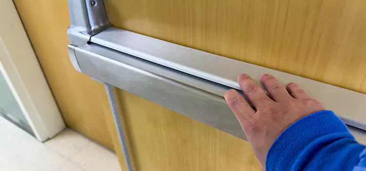 Installing a Push Bar on a Door Lake Worth